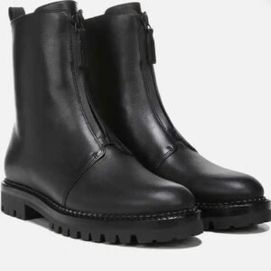 VINCE Cabria Water Resistant Front Zip Boot Size 5 US